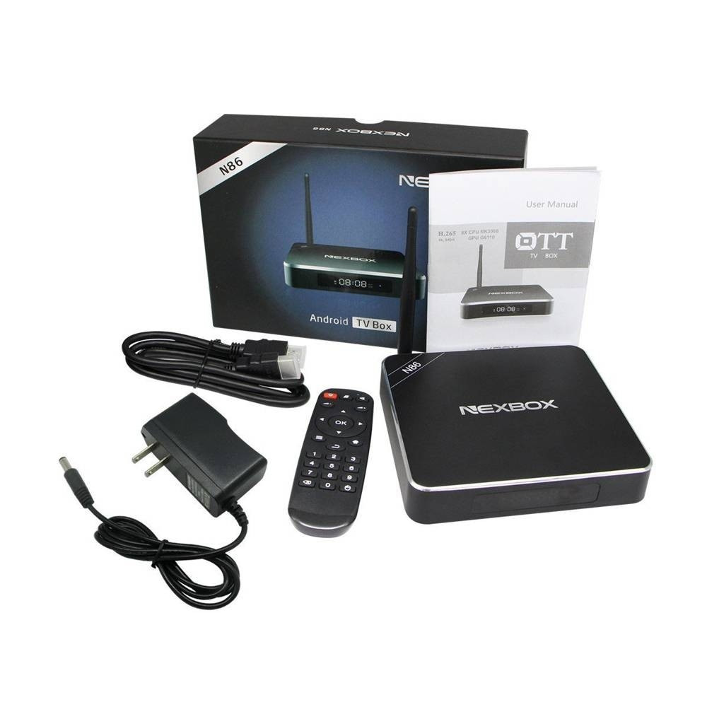 Receptor TV Box Nexbox N86 4K SD/USB/HDMI