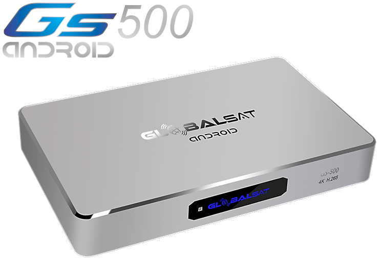 Receptor Globalsat GS 500 Android Ultra HD 4K - OnDemand IKS SKS