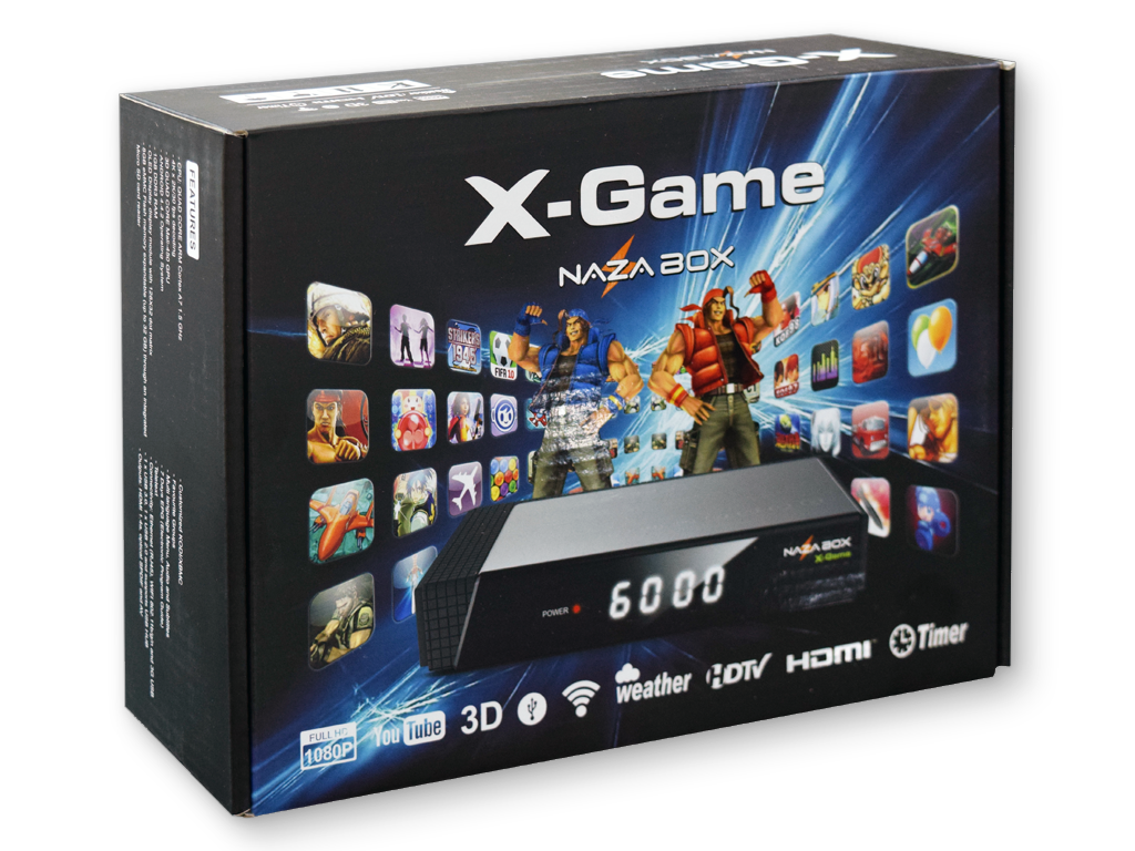 Receptor Nazabox NZ XGame HD Android IPTV ONDEMAND