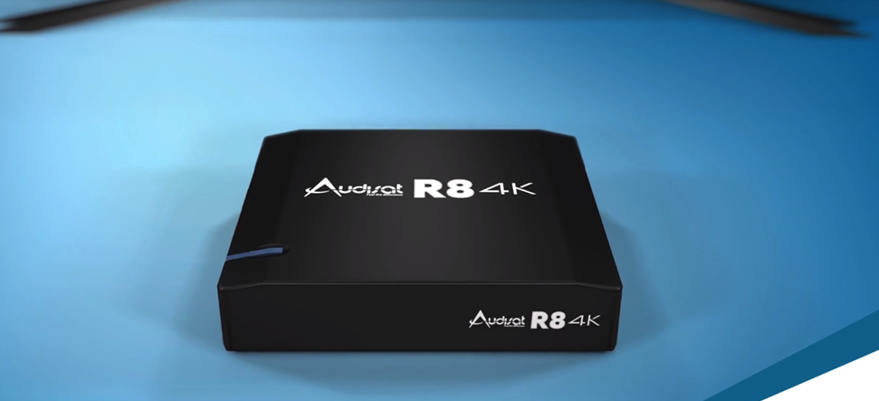 Receptor Audisat R8 4K IPTV Android sem antena