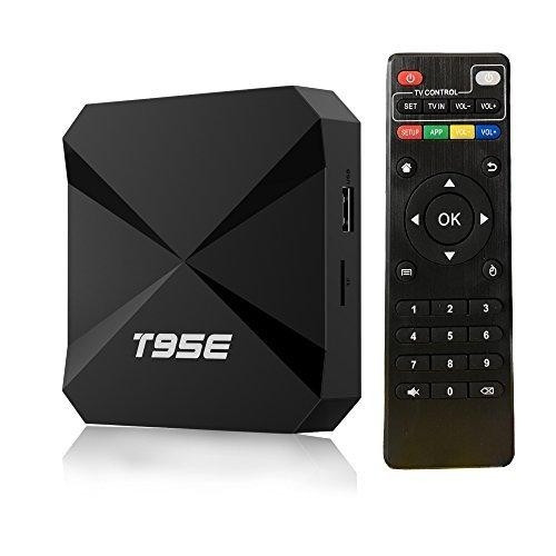 Receptor TV Box T95E 4K Android 6.0 Rockchip Quad Core 1GB/8GB Support 2.4G Wi-Fi 4K Ultra HD