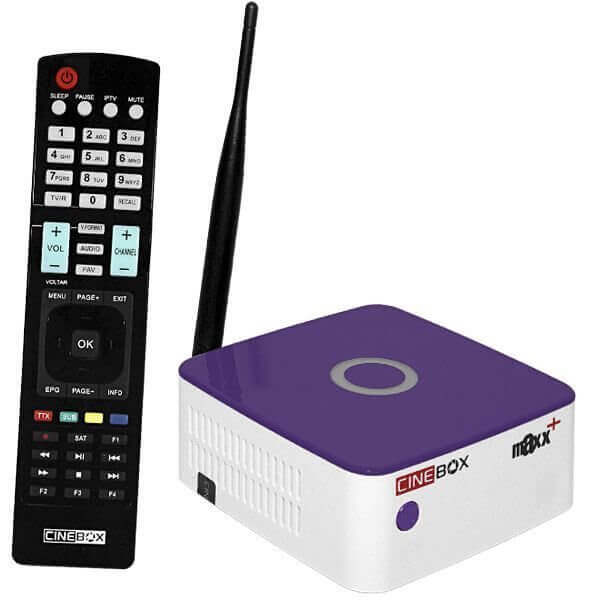 Receptor Cinebox FTA Fantasia Maxx + Plus IKS SKS 3D WiFi ACM