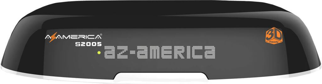 Receptor Azamerica S2005 3D em Full HD IPTV
